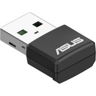 ASUS AX1800 Dual Band WiFi 6 USB Adapter, WiFi 6, 802.11ax, WPA3 Network Security, 5GHz frequency band, Compact size (USB-AX55 Nano)