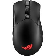 ASUS ROG Gladius III Wireless AimPoint Gaming Mouse, Connectivity (2.4GHz RF, Bluetooth, Wired), 36000 DPI Sensor, 6 programmable Buttons, ROG SpeedNova, Replaceable switches, Paracord Cable, Black