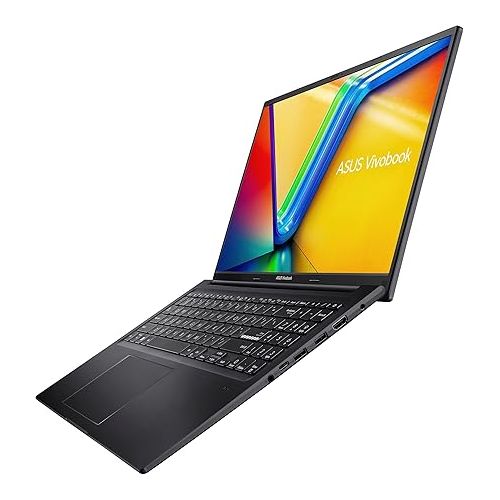 아수스 ASUS VivoBook 16 Laptop, 16” WUXGA (1920 x 1200) 16:10Display, AMD Ryzen 7 7730U CPU, AMD Radeon™ Graphics, 8GB RAM, 1TB SSD, Fingerprint Sensor, Windows 11 Home, Indie Black, M1605YA-ES74