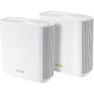 ASUS ZenWiFi Whole-Home Tri-Band Mesh WiFi 6E System (ET8 2PK), Coverage up to 5,500 sq.ft & 6+Rooms, 6600Mbps, New 6GHz Band, AiMesh,Instant Guard