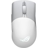 Asus ROG Keris Wireless AimPoint Gaming Mouse, Tri-mode connectivity, 36000 DPI sensor, 5 programmable buttons, ROG SpeedNova, Replaceable switches, Paracord cable, White