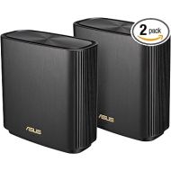 ASUS ZenWiFi XT9 AX7800 Tri-Band WiFi6 Mesh WiFiSystem (2Pack), 802.11ax, up to 5700 sq ft & 6+ Rooms, AiMesh, Lifetime Free Internet Security, Parental Controls, 2.5G WAN Port, UNII 4, Charcoal