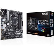 ASUS Prime B450M-A II AMD AM4 (Ryzen 5000, 3rd/2nd/1st Gen Ryzen Micro ATX Motherboard (128GB DDR4, 4400 O.C.), NVMe, HDMI 2.0b/DVI/D-Sub, USB 3.2 2, BIOS Flashback, and Aura Sync)