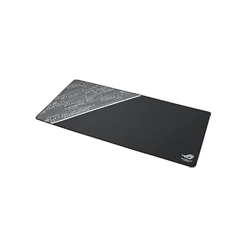 아수스 ASUS ROG Sheath Black Mouse Pad | Extra-Large Gaming Surface Mouse Pad | Pixel Precise Tracking | Anti-Fray Stitched Edges and Non-Slip Rubber Base (35.4 x 17.3 inches)