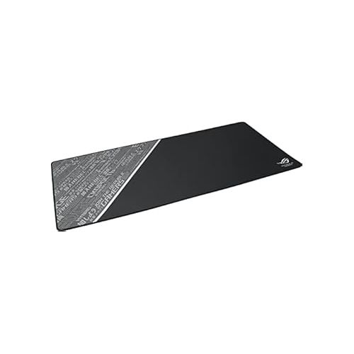 아수스 ASUS ROG Sheath Black Mouse Pad | Extra-Large Gaming Surface Mouse Pad | Pixel Precise Tracking | Anti-Fray Stitched Edges and Non-Slip Rubber Base (35.4 x 17.3 inches)