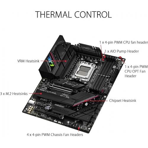 아수스 ASUS ROG Strix B650E-F Gaming WiFi AM5 (LGA1718) Ryzen 7000 Gaming Motherboard(12+2 Power Stages,DDR5,3xM.2 Slots,PCIe® 5.0,WiFi 6E,2.5G LAN,USB 3.2 Gen 2x2 Type-C® Port)