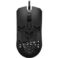 ASUS TUF Gaming M4 Air Lightweight Gaming Mouse | 16,000 dpi sensor, Programmable Buttons, 47g Ultralight Air Shell, IPX6 Water Resistance, TUF Gaming Paracord and Low Friction PTFE Feet, Black