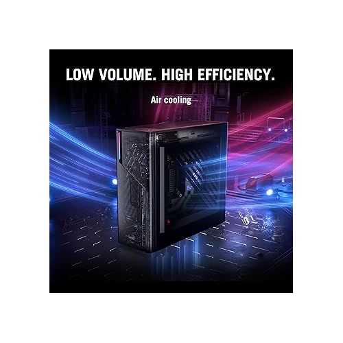 아수스 ASUS 2023 ROG G22CH DB776 Gaming Desktop PC, Small Form Factor, Intel Core i7-13700F, NVIDIA GeForce RTX 4070 Dual, 1TB SSD Gen 4, 16GB DDR5 RAM, Windows 11, G22CH-DB776,Gray