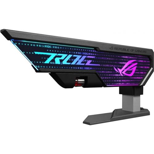 아수스 ASUS ROG Herculx Graphics Card Anti-Sag Holder Bracket (Solid Zinc Alloy Construction, Easy Toolless Installation, Included Spirit Level, Adjustable Height, Wide Compatibility, Aura Sync RGB)