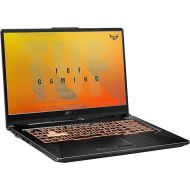 ASUS TUF Gaming A17 Gaming Laptop, 17.3” 144Hz FHD IPS-Type Display, AMD Ryzen 5 4600H, GeForce GTX 1650, 8GB DDR4, 512GB PCIe SSD, RGB Keyboard, Windows 11 Home, Bonfire Black Color, FA706IH-RS53