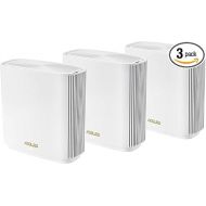 ASUS ZenWiFi AX6600 Tri-Band Mesh WiFi 6 System (XT8 3PK) - Whole Home Coverage up to 8200 sq.ft & 8+ Rooms, AiMesh, Included Lifetime Internet Security, Easy Setup, 3 SSID, Parental Control, White