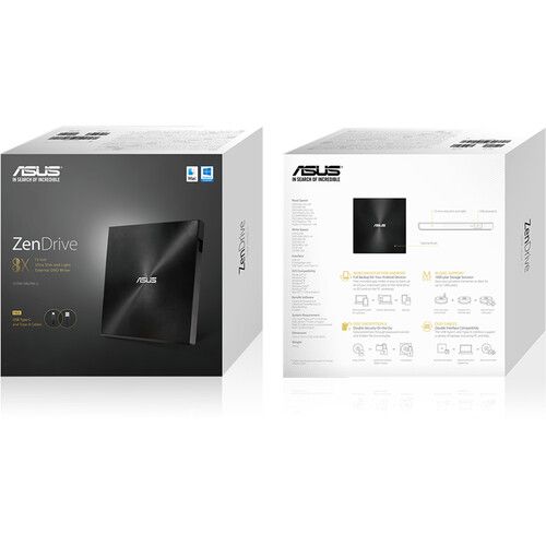 아수스 ASUS ZenDrive U9M External DVD Writer (Black)