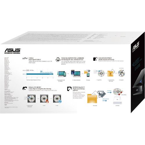 아수스 ASUS BW-16D1X-U External Blu-ray Drive
