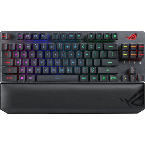 아수스 ASUS Republic of Gamers Strix Scope RX TKL Wireless Deluxe RGB Mechanical Gaming Keyboard (RX Red Switches)