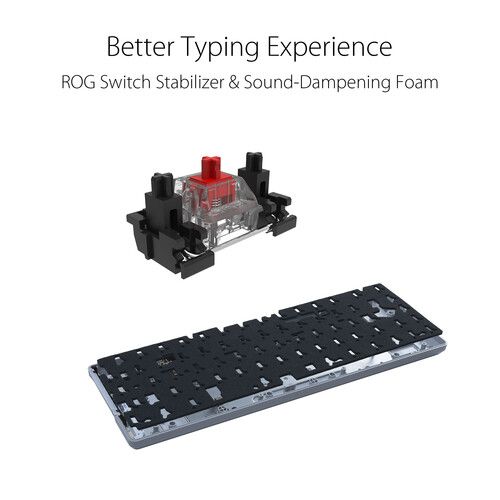 아수스 ASUS ROG Falchion Ace Wired Backlit Mechanical Keyboard (Black, ROG NX Brown Switches)