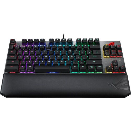 아수스 ASUS ROG Strix Scope NX TKL Deluxe 80% Gaming Keyboard (Black & Gray, Red Switches)