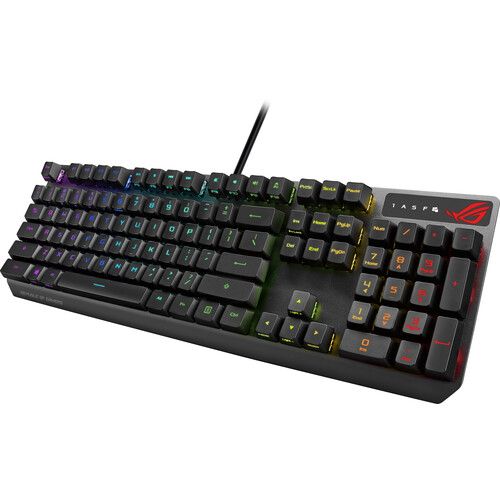 아수스 ASUS ROG Strix Scope RX Backlit Mechanical Keyboard (ROG RX Red Switches, Black)