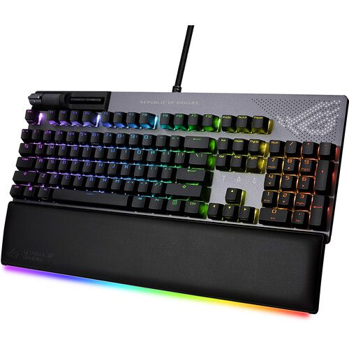 아수스 ASUS ROG Strix FLARE II Animate RGB Gaming Keyboard (NX Brown)