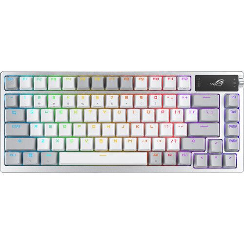 아수스 ASUS Republic of Gamers Azoth M701 Wireless Gaming Keyboard (White)