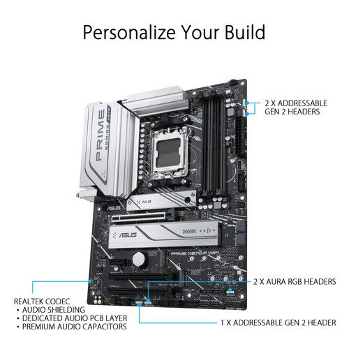 아수스 ASUS PRIME X670-P WIFI ATX Motherboard