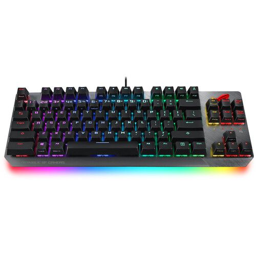 아수스 ASUS ROG Strix Scope NX TKL 80% Gaming Keyboard (Black & Gray, Brown Switches)