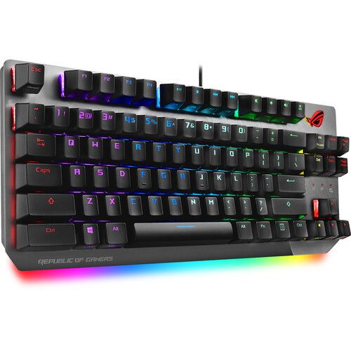 아수스 ASUS ROG Strix Scope NX TKL 80% Gaming Keyboard (Black & Gray, Brown Switches)