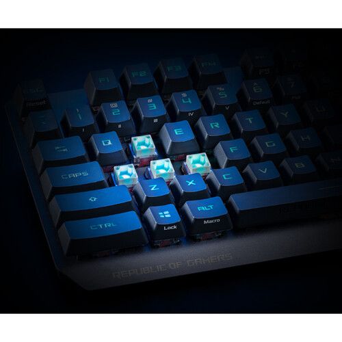 아수스 ASUS ROG Strix Scope TKL Deluxe Backlit Mechanical Keyboard (Cherry MX Red Mechanical Switches)