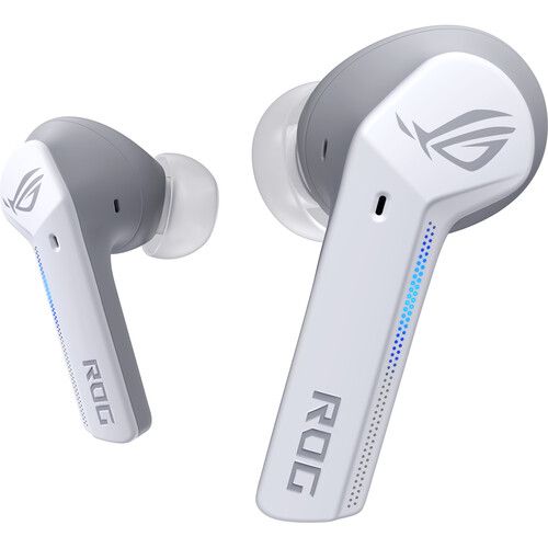 아수스 ASUS Republic of Gamers Cetra True Wireless Gaming In-Ear Headphones (Moonlight White)