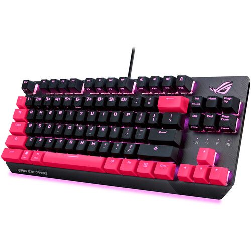 아수스 ASUS Republic of Gamers Strix Scope TKL Electro Punk Mechanical Gaming Keyboard