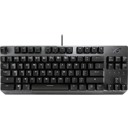 아수스 ASUS ROG Strix Scope NX TKL 80% Gaming Keyboard (Black & Gray, Red Switches)