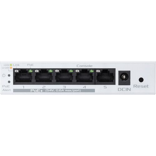 아수스 ASUS ExpertWiFi EBP15 5-Port Gigabit PoE+ Compliant Managed Switch