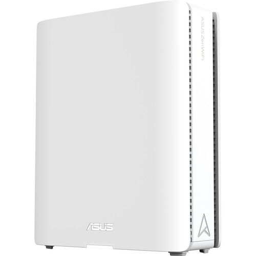 아수스 ASUS ZenWiFi BQ16 Pro BE30000 Wireless Quad-Band Multi-Gig 2-Piece Mesh Wi-Fi System (White)