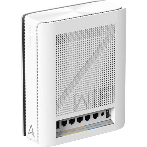 아수스 ASUS ZenWiFi BQ16 Pro BE30000 Wireless Quad-Band Multi-Gig 2-Piece Mesh Wi-Fi System (White)