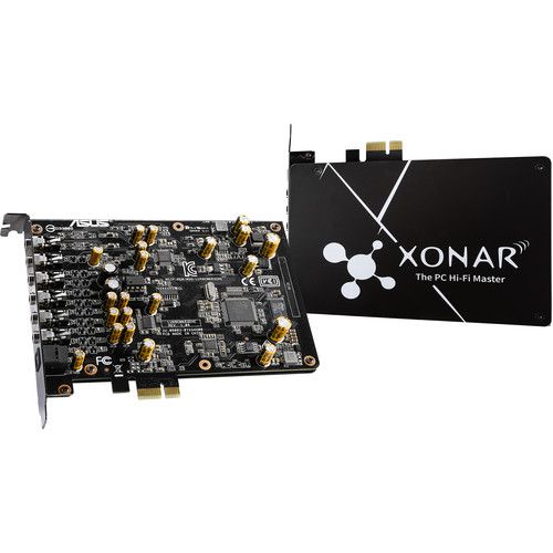 아수스 ASUS Xonar AE 7.1-Channel PCIe Gaming Audio Card with EMI Back Plate