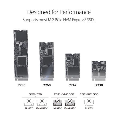 아수스 ASUS Republic of Gamers Strix Arion M.2 NVMe SSD Enclosure