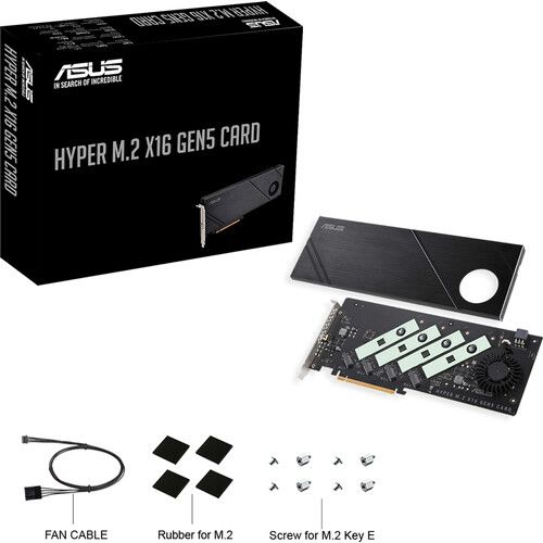 아수스 ASUS Hyper M.2 x16 Gen5 Card