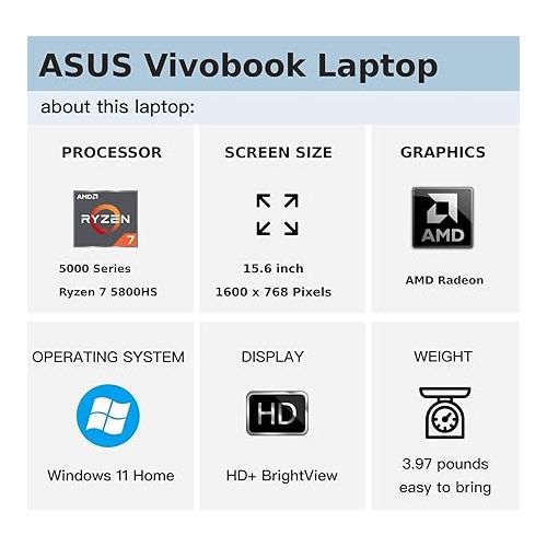 아수스 ASUS Vivobook Laptop 2023 Newest, 16