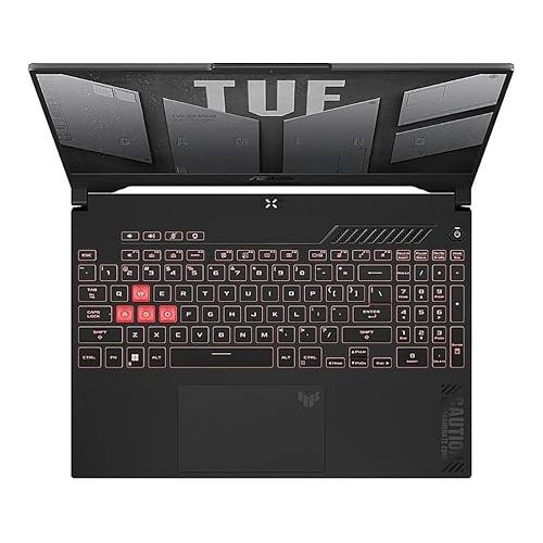 아수스 ASUS 2024 Newest TUF A17 Gaming Laptop, 17.3 Inch FHD 144Hz Display, AMD Ryzen 7-7735HS (8-core), GeForce RTX 4060, 32GB DDR5, 2TB SSD, Backlit Keyboard, Wi-Fi 6, Windows 11 Pro, with Laptop Stand