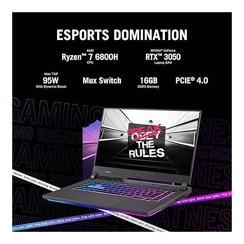 아수스 ASUS ROG Strix G15 (2022) Gaming Laptop, 15.6