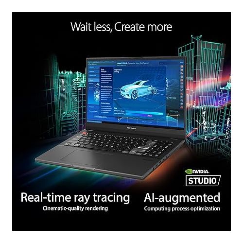 아수스 ASUS VivoBook Pro 15X OLED Laptop, 15.6” OLED Display, Intel Core i7-12650H CPU, NVIDIA GeForce RTX 3060 GPU, 16GB RAM, 1TB SSD, Windows 11 Home, Black, K6501ZM-EB74