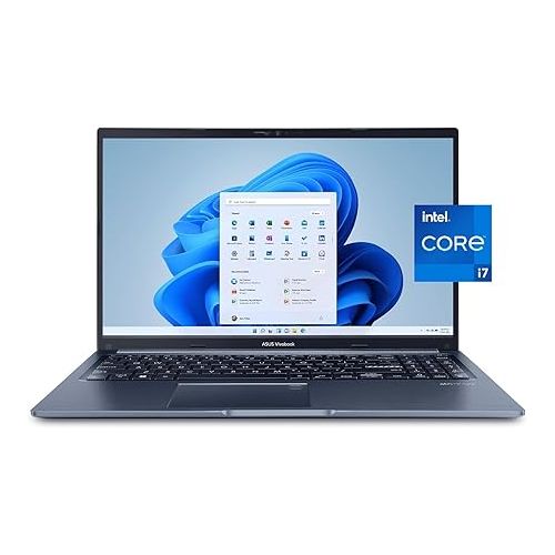 아수스 Asus Vivobook 15.6” Touch Laptop | Intel Core i7-1255U Processor | Intel Iris Xe Graphics | Backlit | 16GB RAM | 2TB SSD | Windows 11 Home | Bundle with Stylus Pen