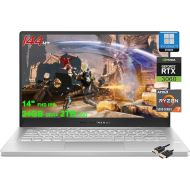 asus ROG Zephyrus G14 Gaming Laptop | 14'' Full HD IPS 144Hz | AMD 8-Core Ryzen 7 5800HS (>i7-11370H) | 24GB DDR4 2TB SSD | GeForce RTX 3060 6GB Graphic | Backlit USB-C Win11Pro + 32GB MicroSD Card