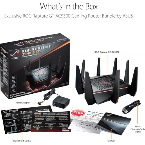 아수스 [아마존 핫딜]  [아마존핫딜]ASUS Gaming Router Tri-band WiFi (Up to 5334 Mbps) for VR & 4K streaming, 1.8GHz Quad-Core processor, Gaming Port, Whole Home Mesh System, & AiProtection network with 8 x Gigabit L