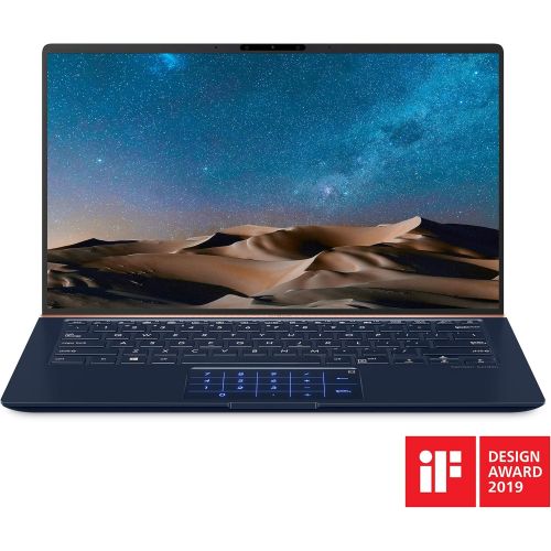 아수스 [아마존 핫딜] ASUS ZenBook 14 Ultra-Slim Laptop 14” Full HD 4-Way NanoEdge Bezel, 8th-Gen Intel Core i7-8565U Processor, 16GB LPDDR3, 512GB PCIe SSD, MX150, Numberpad, Windows 10 - UX433FN-IH74,