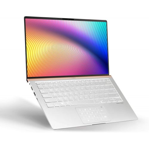 아수스 ASUS ZenBook 14 Ultra-Slim Laptop 14” Full HD NanoEdge Bezel, Intel Core I5-8265U, 8GB RAM, 256GB PCIe SSD, Backlit KB, Numberpad, Windows 10 Pro - UX433FA-XH54, Icicle Silver