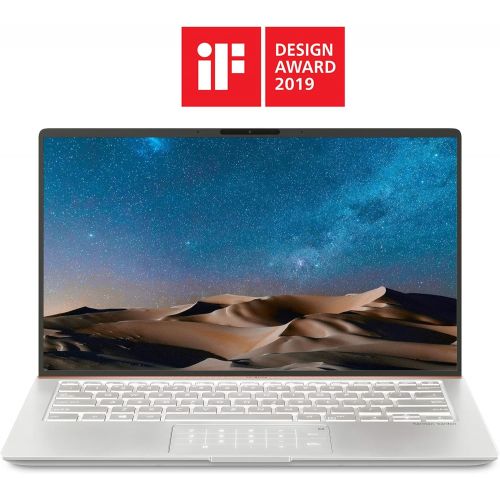 아수스 ASUS ZenBook 14 Ultra-Slim Laptop 14” Full HD NanoEdge Bezel, Intel Core I5-8265U, 8GB RAM, 256GB PCIe SSD, Backlit KB, Numberpad, Windows 10 Pro - UX433FA-XH54, Icicle Silver