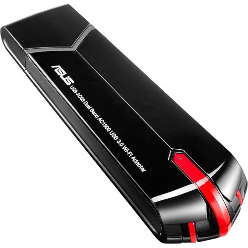 아수스 ASUS USB-AC68 AC1900 Dual-Band USB 3.0 WiFi Adapter, Cradle Included