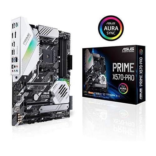 아수스 Asus Prime X570-Pro Ryzen 3 AM4 with PCIe Gen4, Dual M.2 HDMI, SATA 6GB/s USB 3.2 Gen 2 ATX Motherboard