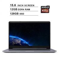 2020 Asus VivoBook F510QA 15.6 Inch FHD Laptop Computer (AMD Quad Core A12-9720P up to 3.6GHz, 12GB RAM, 128GB SSD, AMD Radeon R7, Bluetooth, WiFi, HDMI, Windows 10)