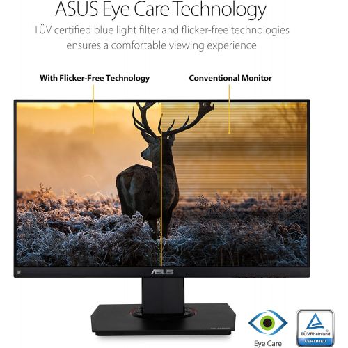 아수스 Asus TUF Gaming VG249Q 23.8” Monitor 144Hz Full HD (1920 X 1080) 1ms IPS Elmb FreeSync Eye Care DisplayPort HDMI D-Sub